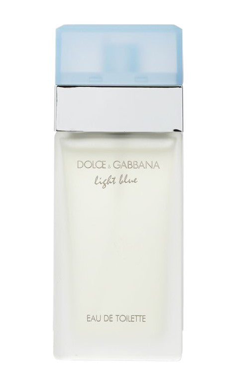 Dolce & Gabbana Light Blue Eau De Toilette Spray For Women. A brand-new Dolce & Gabbana Light Blue watch. Front view.
