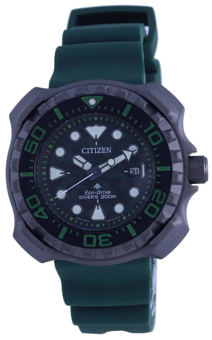 Citizen Promaster Date display Black Polyurethane (PU) Male BN0228-06W. A brand-new Citizen Promaster watch featuring a Black dial and a Polyurethane (PU) strap. Front view.