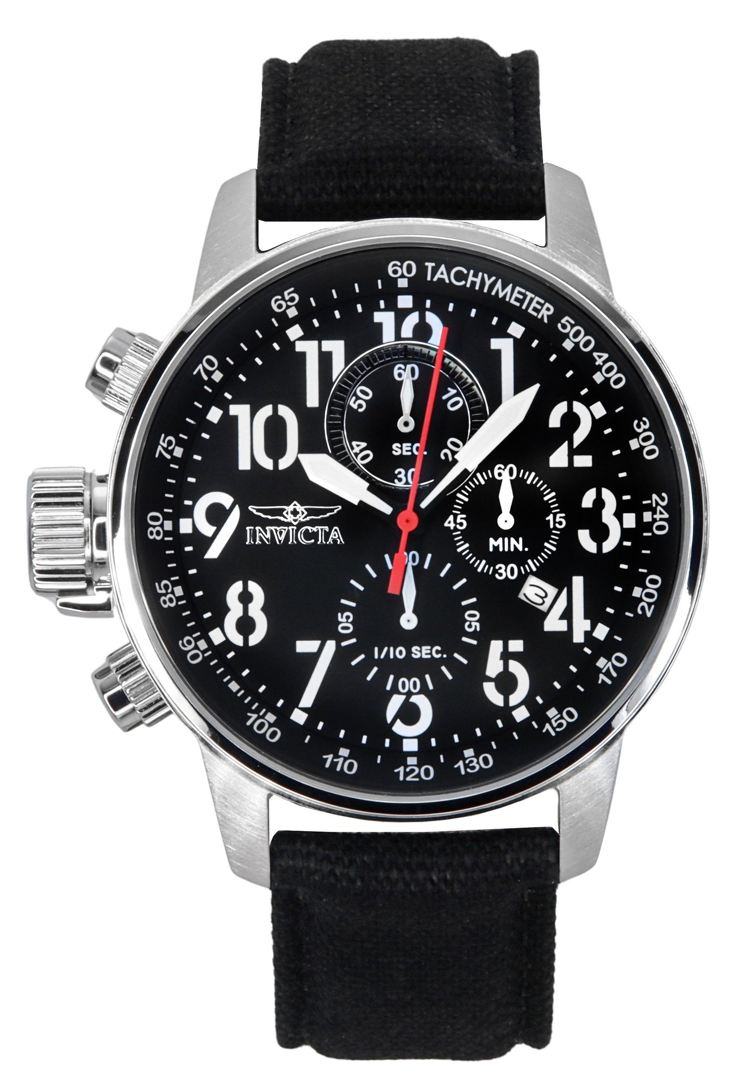 Invicta I-Force Date display Blue Stainless steel Male INV1512. A brand-new Invicta I-Force watch featuring a Blue dial and a Stainless steel strap. Front view.