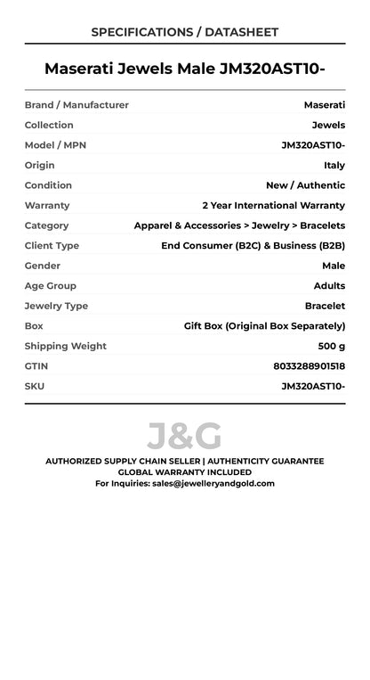 Maserati Jewels Male JM320AST10- - Specifications