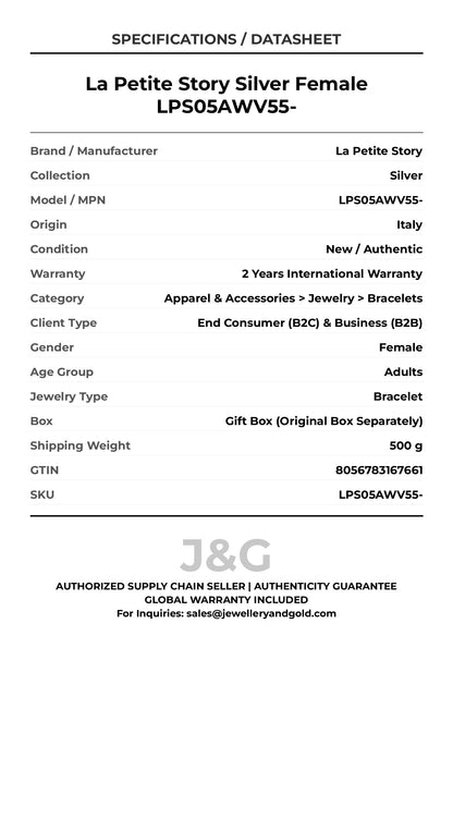 La Petite Story Silver Female LPS05AWV55- - Specifications