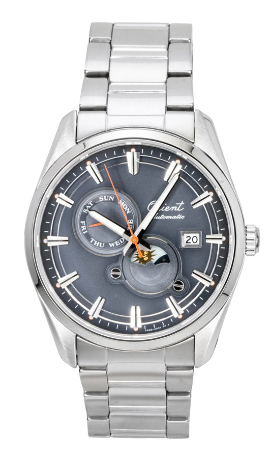 Orient Automatic movement Grey Male RA-AK0311N. A brand-new Orient watch featuring a Grey dial. Side view.