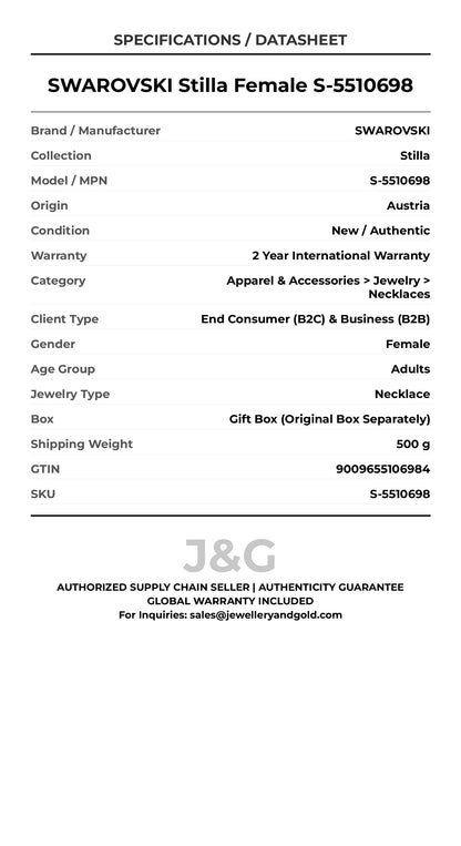 SWAROVSKI Stilla Female S-5510698 - Specifications