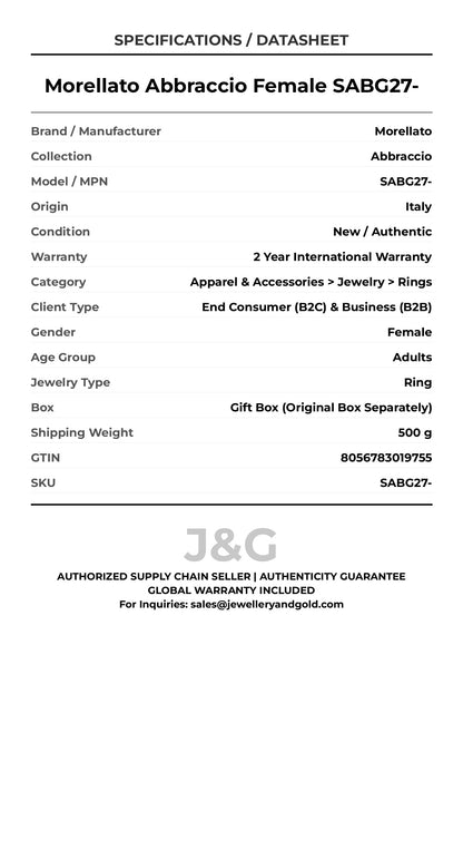 Morellato Abbraccio Female SABG27- - Specifications