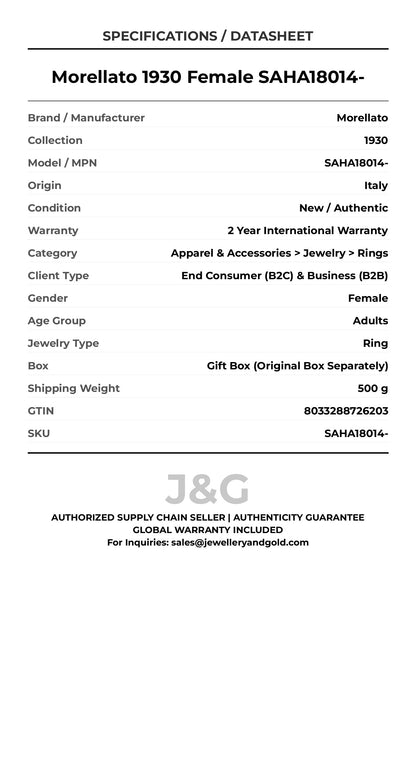 Morellato 1930 Female SAHA18014- - Specifications