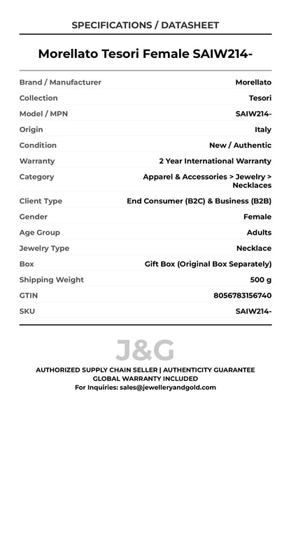 Morellato Tesori Female SAIW214- - Specifications