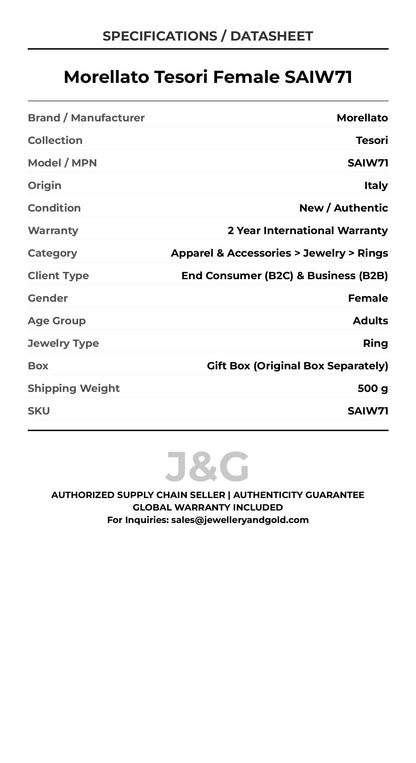 Morellato Tesori Female SAIW71 - Specifications