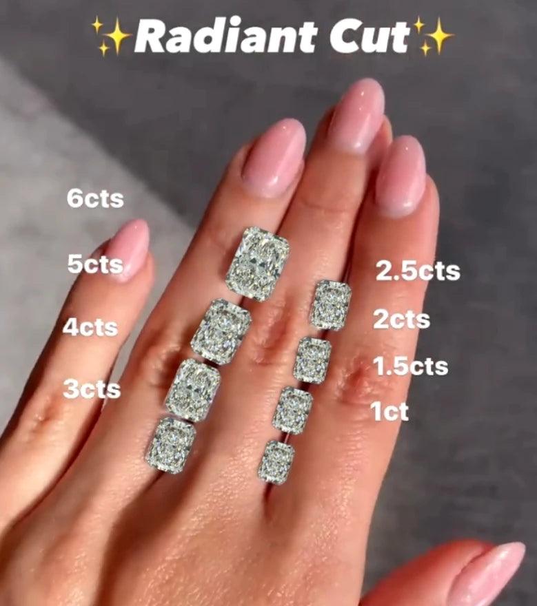 Ring 14K Yellow Gold 1-5ct Radiant Lab Diamond Halo IGI Female's - J&G® JEWELRY STORE