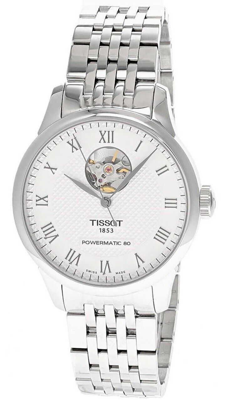 Tissot Automatic movement Silver Male T006.407.11.033.02. A brand-new Tissot watch featuring a Silver dial. Front view.