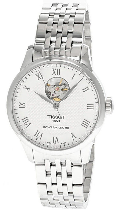 Tissot Automatic movement Silver Male T006.407.11.033.02. A brand-new Tissot watch featuring a Silver dial. Front view.