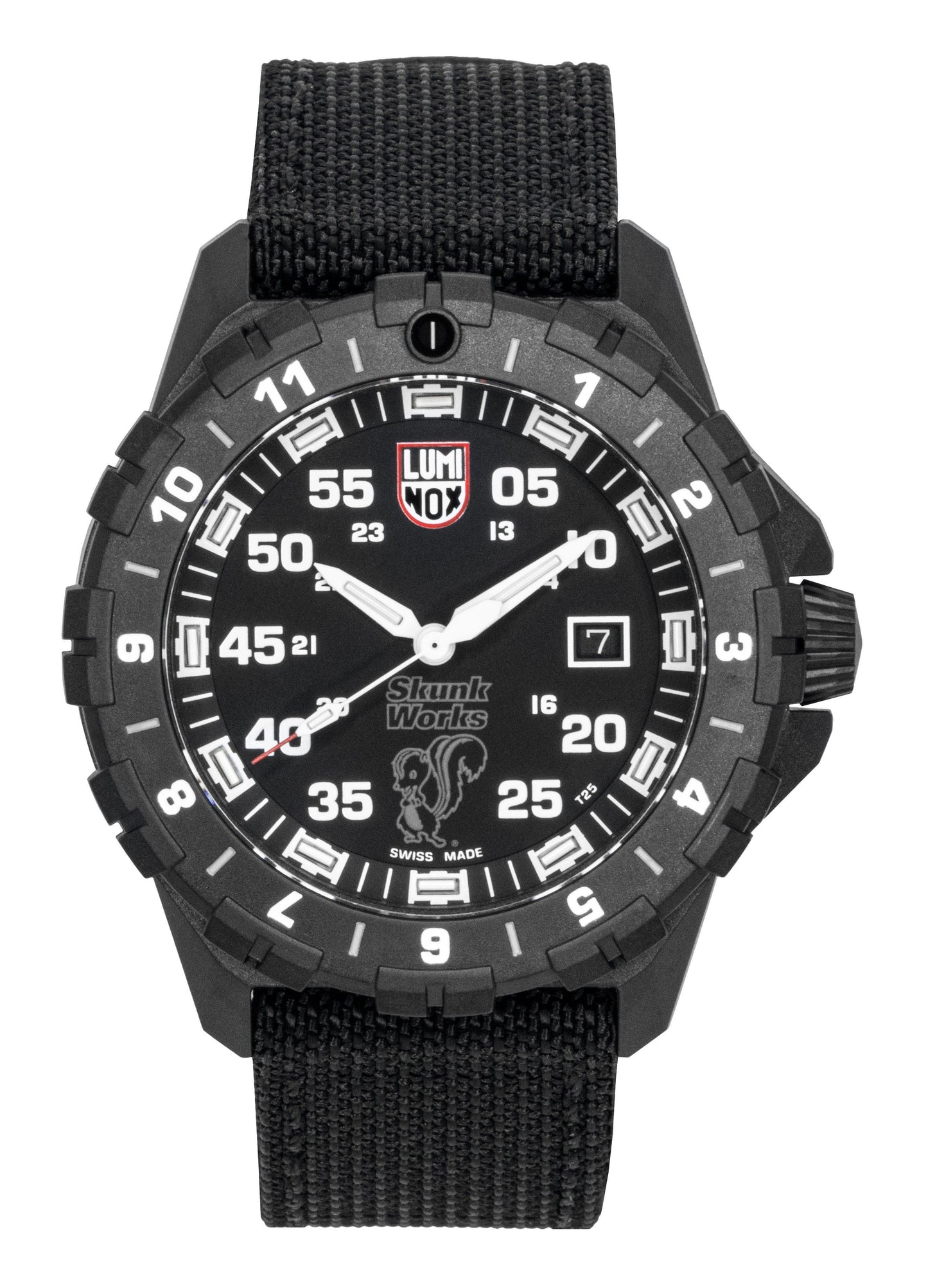 Luminox Luminous hands Black Male XA.6442.H. A brand-new Luminox watch featuring a Black dial. Front view.