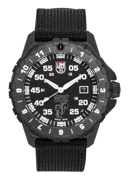 Luminox Luminous hands Black Male XA.6442.H. A brand-new Luminox watch featuring a Black dial. Front view.