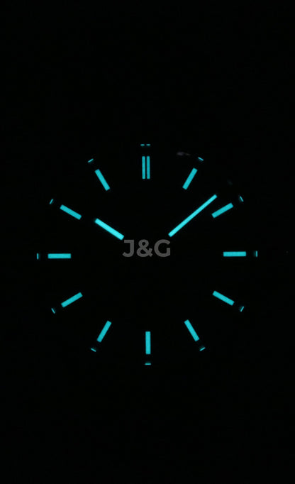 Bauhaus Aviation Automatic movement Dark Green Leather Male BA-2864M4. A brand-new Bauhaus Aviation watch featuring a Dark Green dial and a Leather strap. Front view. - view 2