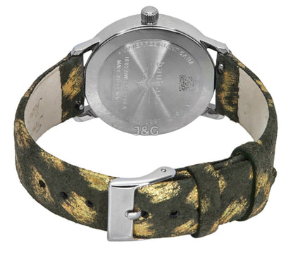 Bauhaus Classic Quartz movement White Leather Female BA-20371. A brand-new Bauhaus Classic watch featuring a White dial and a Leather strap. Angled view. - view 4