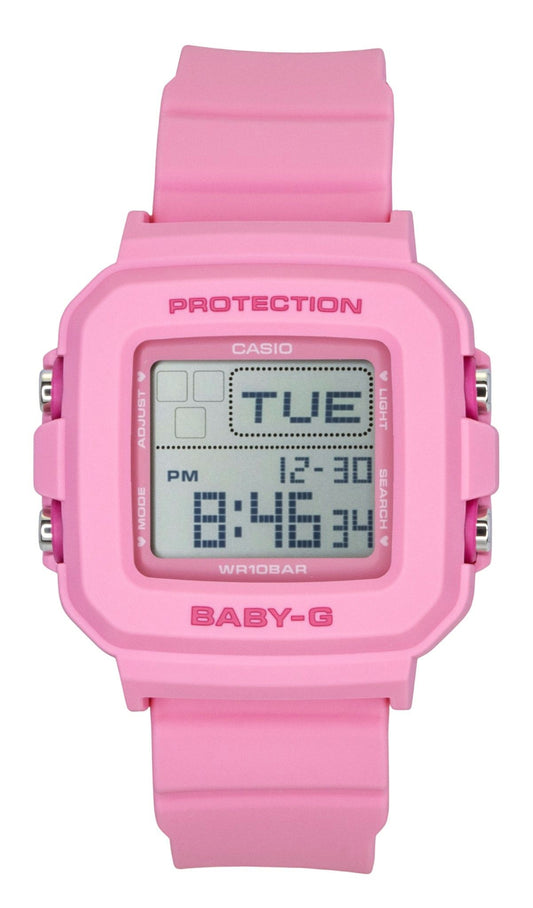 Casio Baby-G Digital Pink Resin Strap Quartz 100M Wo. A brand-new Casio Baby-G watch. Front view.