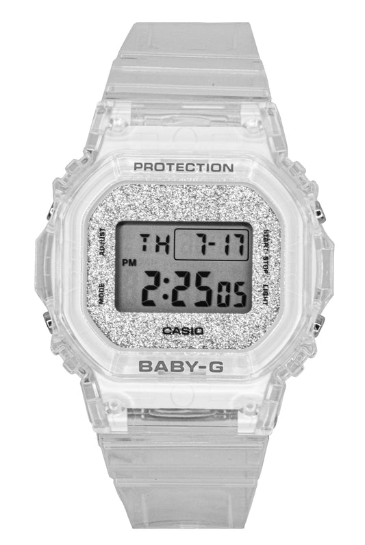 Casio Baby-G Digital Transparent Resin Strap Quartz 100M Wo. A brand-new Casio Baby-G watch. Front view.
