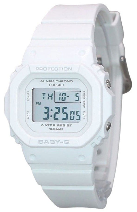 Casio Baby-G Digital White Resin Strap Quartz 100M Wo. A brand-new Casio Baby-G watch. Angled view.