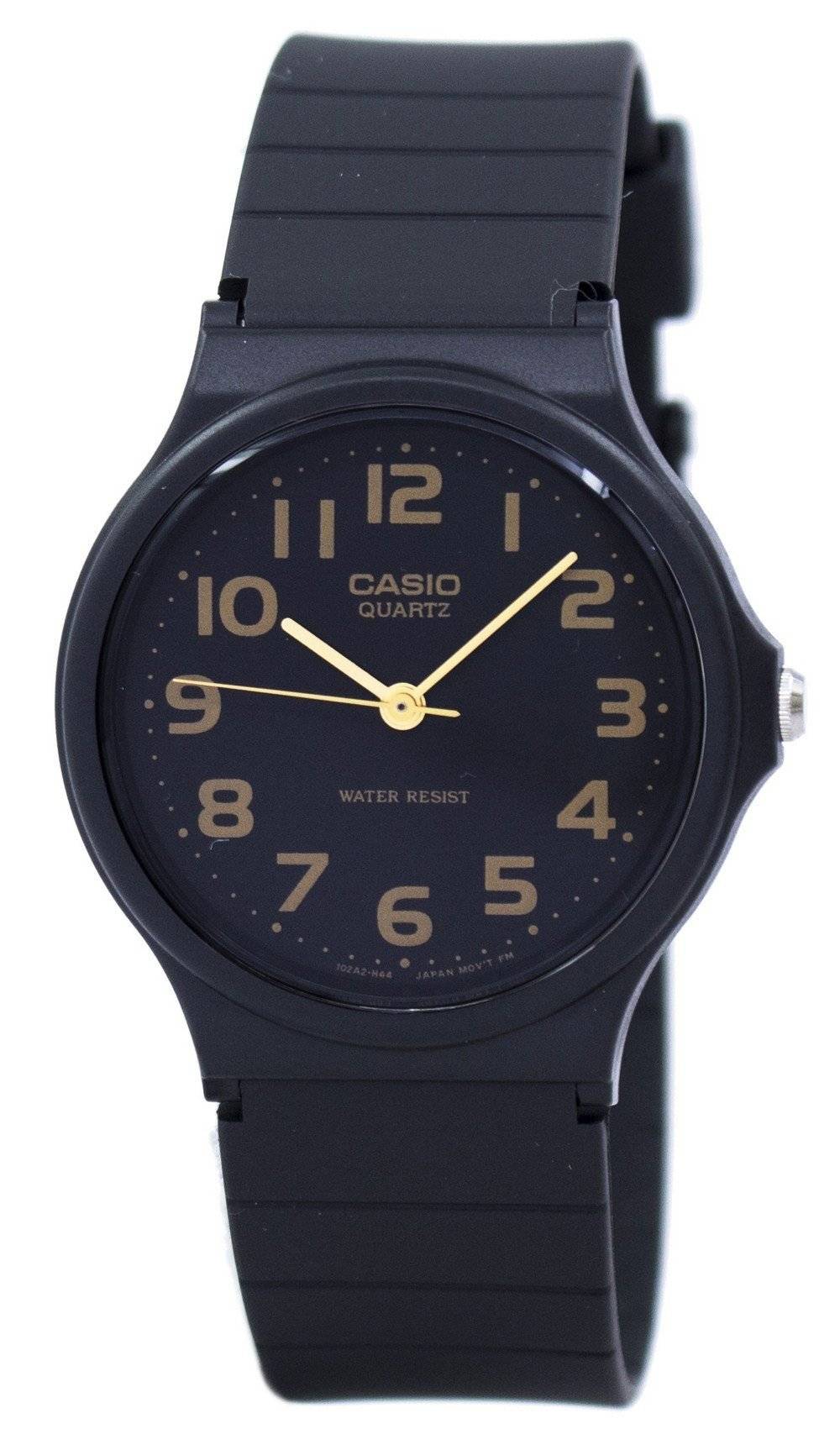 Casio Classic Quartz Black Strap MQ24-1B2LDF Water Resistant. A brand-new Casio Classic watch. Front view.