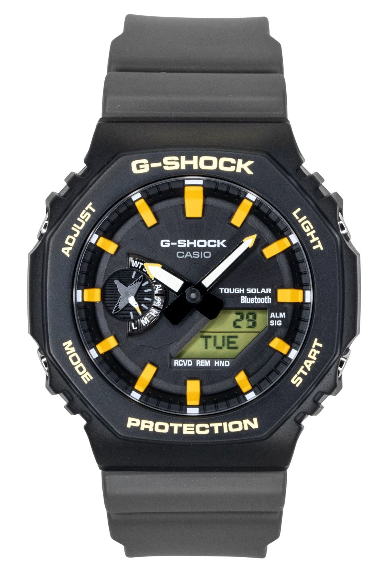 Casio G-Shock Charles Darwin Foundation Analog Digital. A brand-new Casio G-Shock watch featuring a Black dial. Front view.