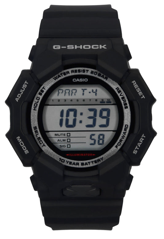 Casio G-Shock Digital Bio-Based Black Resin Strap Black. A brand-new Casio G-Shock watch featuring a Black dial. Front view.