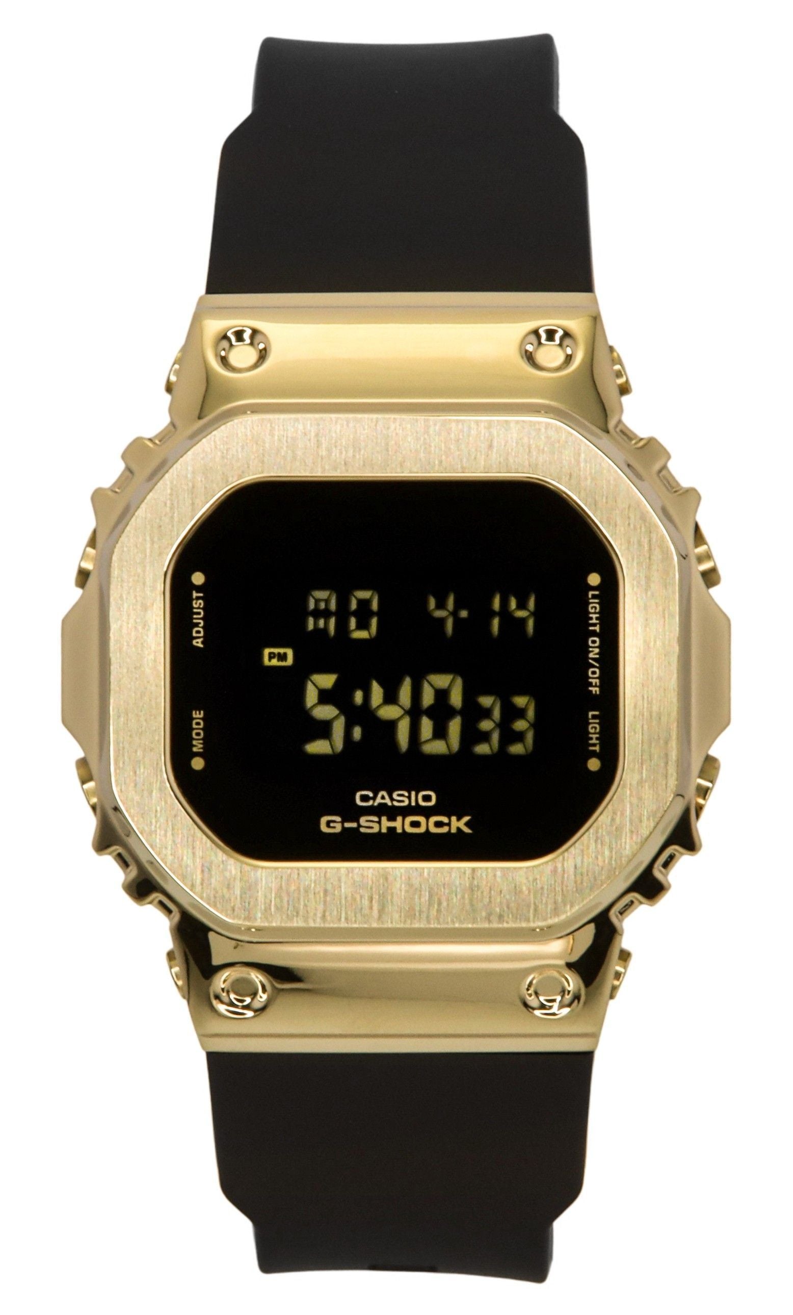Casio G-Shock Digital Bio-Based Resin Strap Quartz 200M. A brand-new Casio G-Shock watch featuring a Plastic strap. Front view.