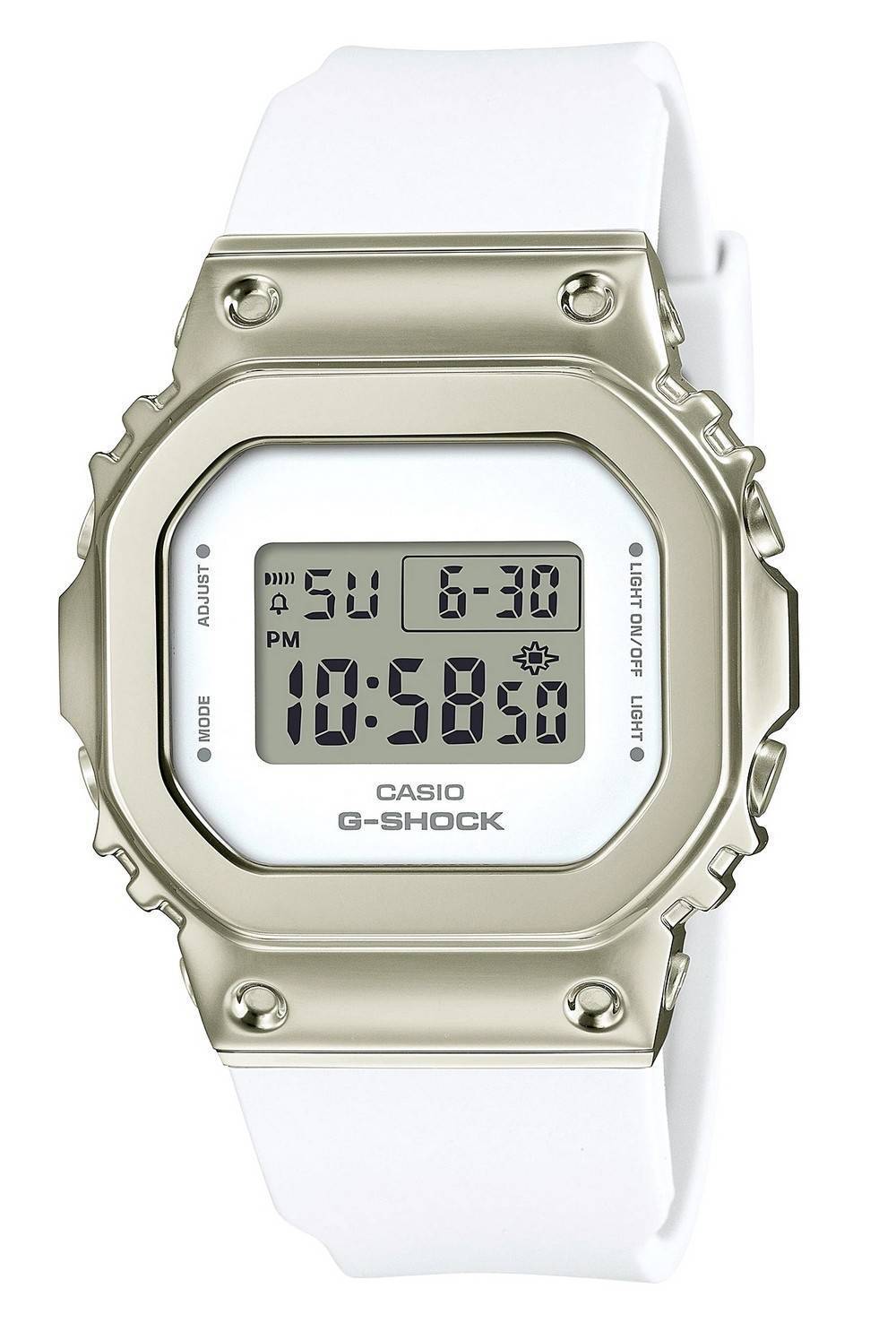 Casio G-Shock Digital Resin Strap GMS5600G-7 200M Wo. A brand-new Casio G-Shock watch. Side view.