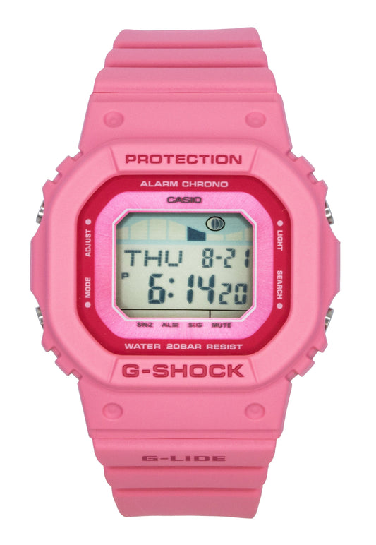 Casio G-Shock G-Lide Digital Bio-Based Resin Strap Quartz. A brand-new Casio G-Shock watch featuring a Plastic strap. Front view.