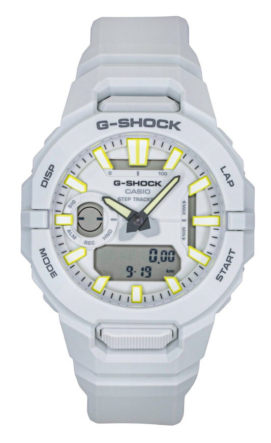 Casio G-Shock G-Squad Analog Digital Smartphone Link Resin. A brand-new Casio G-Shock watch featuring a White dial. Front view.