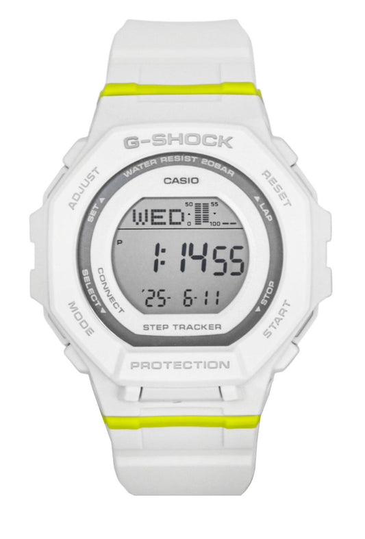 Casio G-Shock G-Squad Digital Smartphone Link Bio-Based. A brand-new Casio G-Shock watch featuring a Plastic strap. Side view.