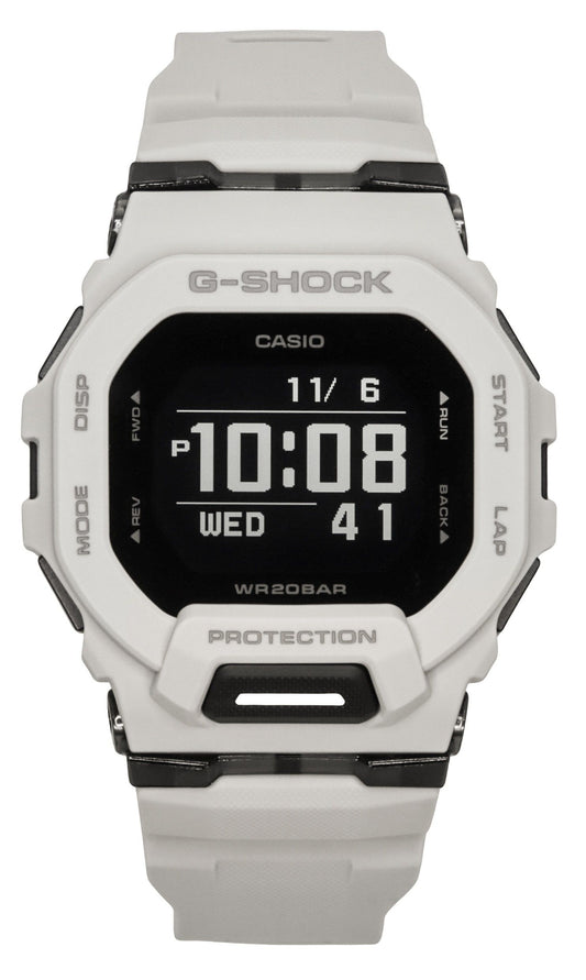 Casio G-Shock G-Squad Digital Smartphone Link Resin Strap. A brand-new Casio G-Shock watch. Front view.