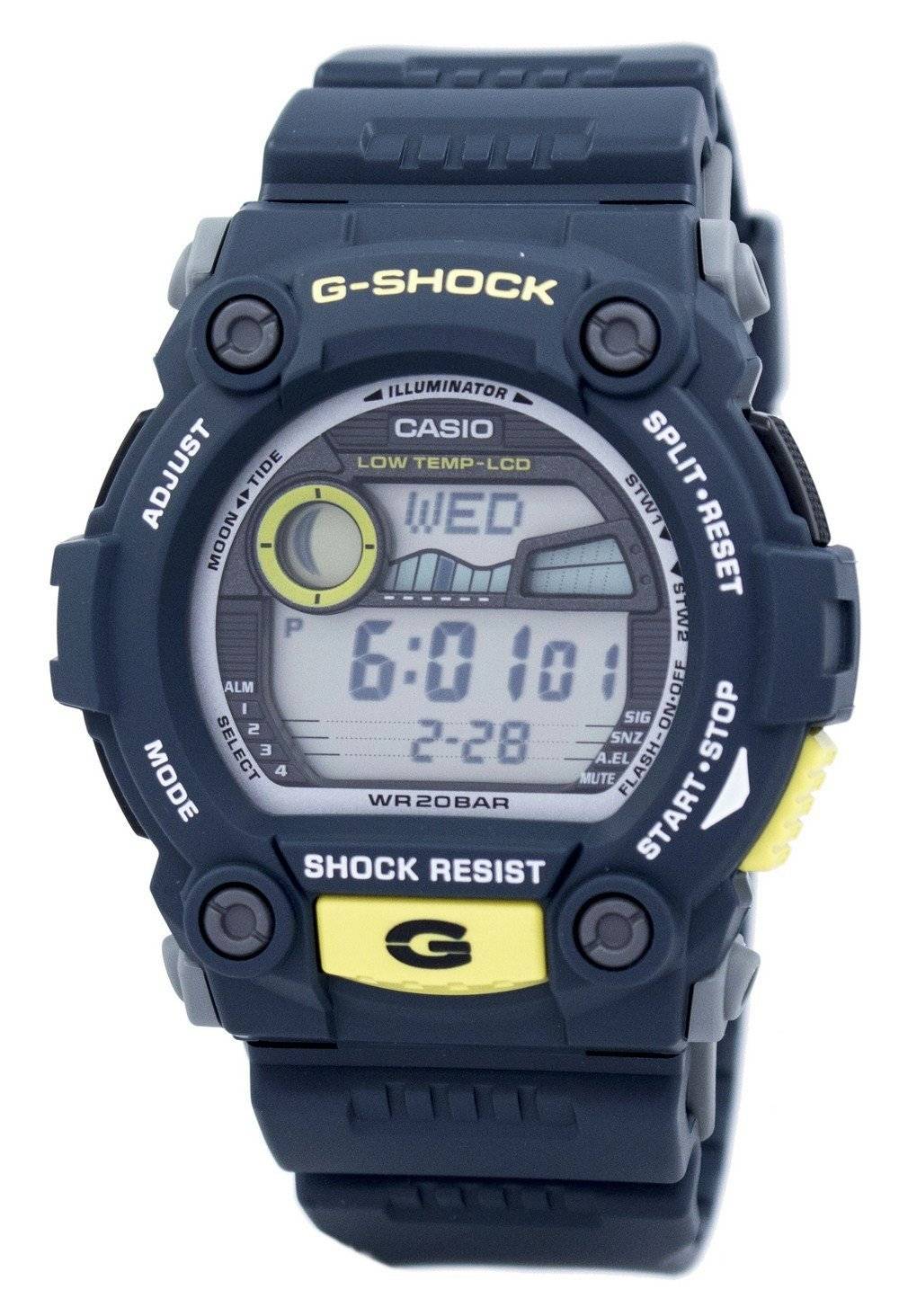 Casio G-Shock G7900-2D Rescue Sport Stainless Steel. A brand-new Casio G-Shock watch. Side view.