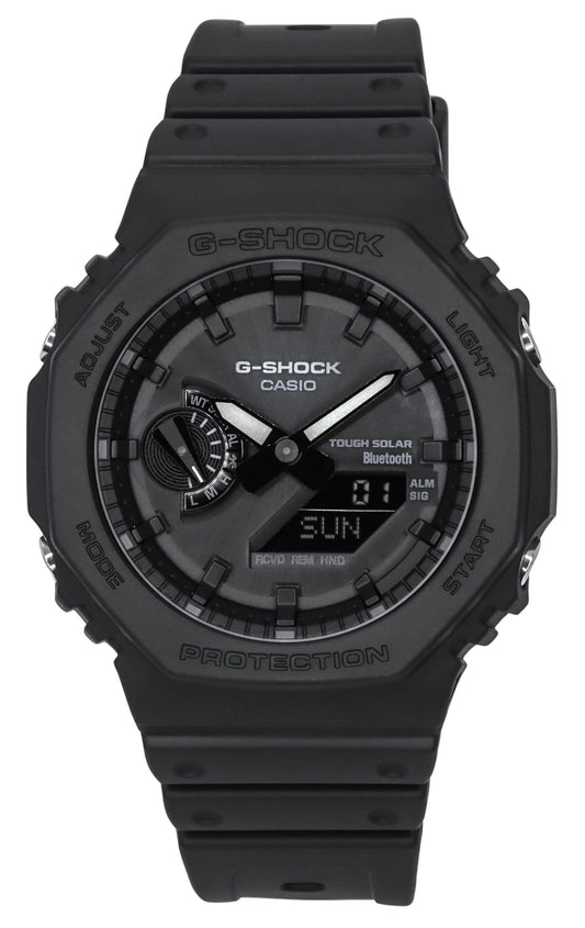Casio G-Shock Mobile link Analog Digital Solar GAB2100-1A1. A brand-new Casio G-Shock watch. Front view.