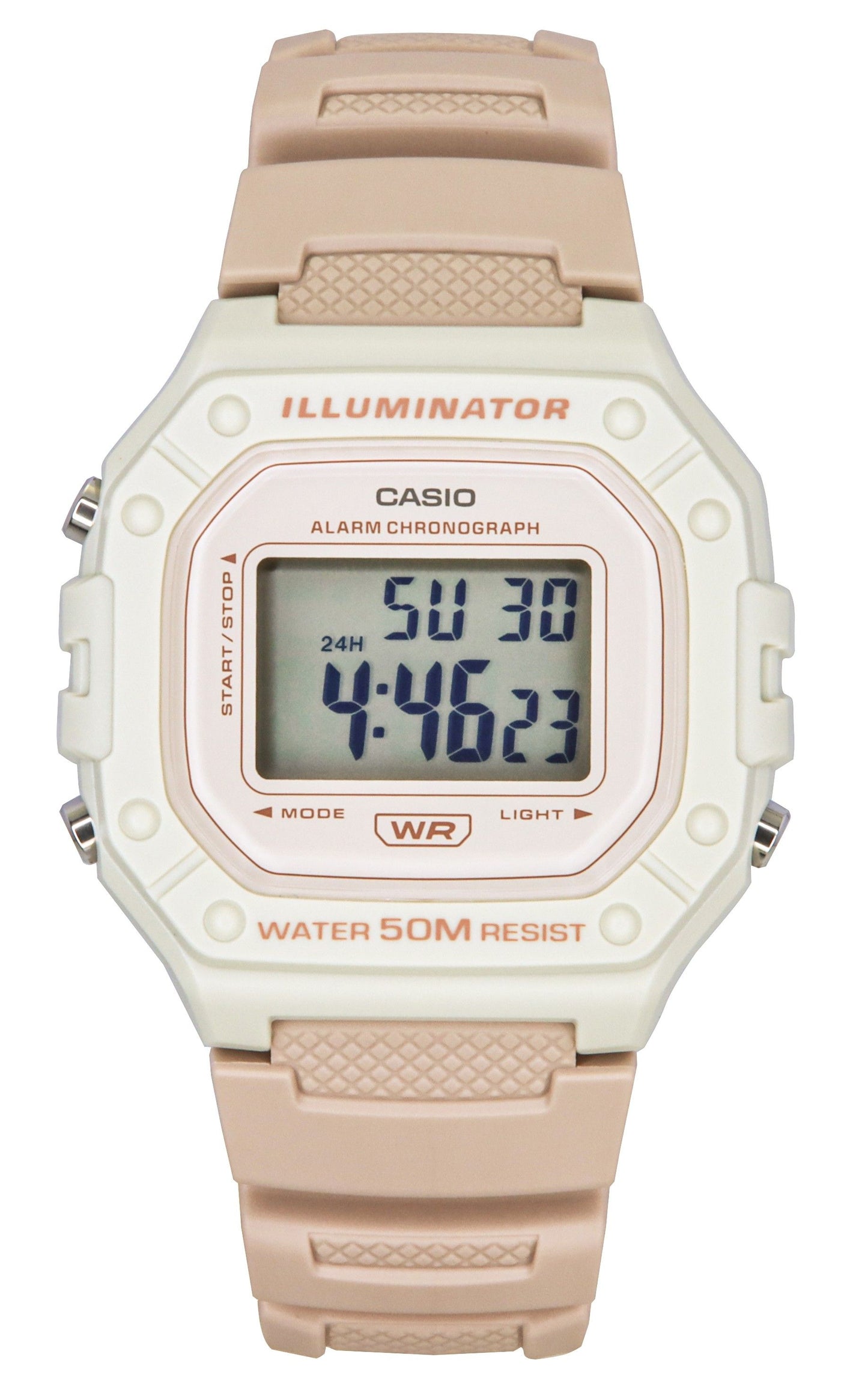Casio POP Digital Resin Strap Quartz Stainless Steel. A brand-new Casio POP watch. Front view.