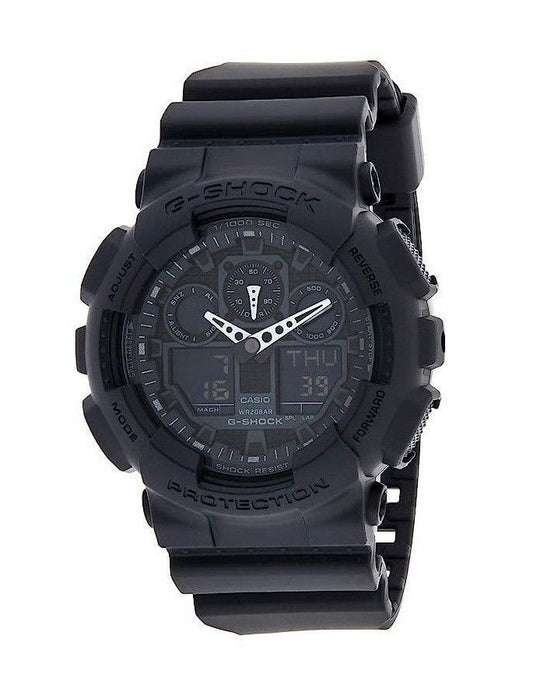 Casio Refurbished Casio G-Shock Analog Digital Black Dial. A professionally refurbished Refurbished watch featuring a Black dial. Angled view.