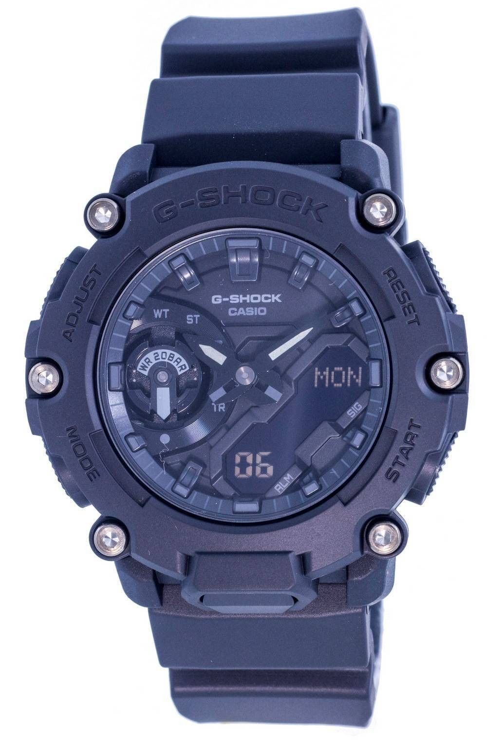 Casio Refurbished Casio G-Shock Analog Digital Black Dial. A professionally refurbished Refurbished watch featuring a Black dial. Front view.