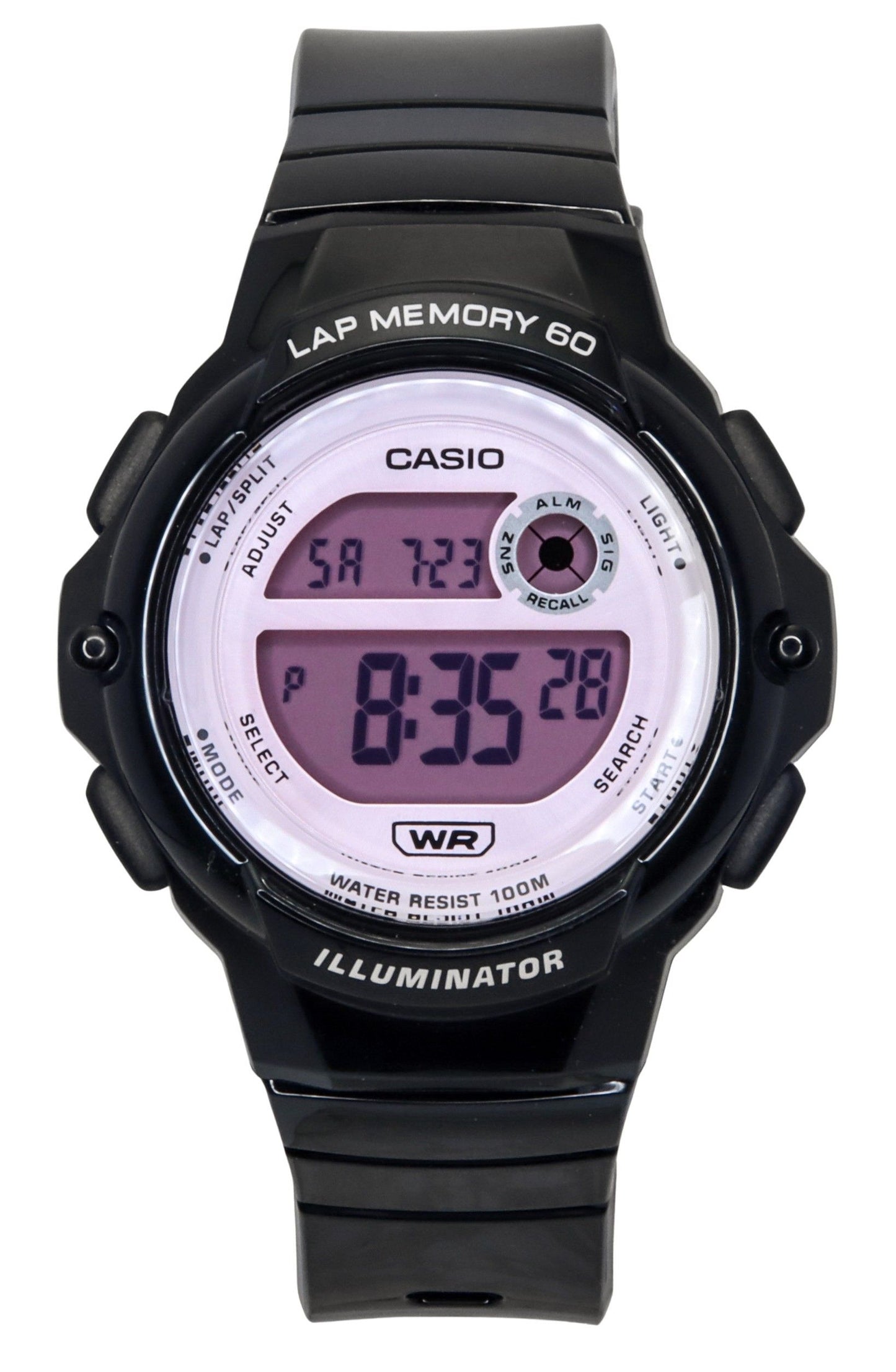 Casio Standard Digital Black Resin Strap Quartz 100M Wo. A brand-new Casio Standard watch. Front view.