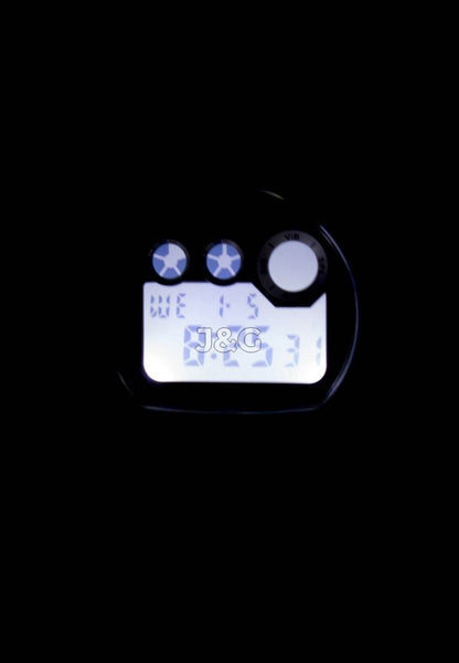 Casio Alarm Blue Male W-735H-1AVDF. A brand-new Casio watch featuring a Blue dial. Angled view. - view 2