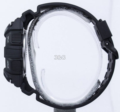 Casio Alarm Blue Male W-735H-1AVDF. A brand-new Casio watch featuring a Blue dial. Angled view. - view 3