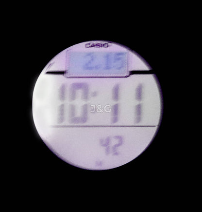 Casio Alarm Blue Polyurethane (PU) Male PRG-340-1. A brand-new Casio watch featuring a Blue dial and a Polyurethane (PU) strap. Front view. - view 2