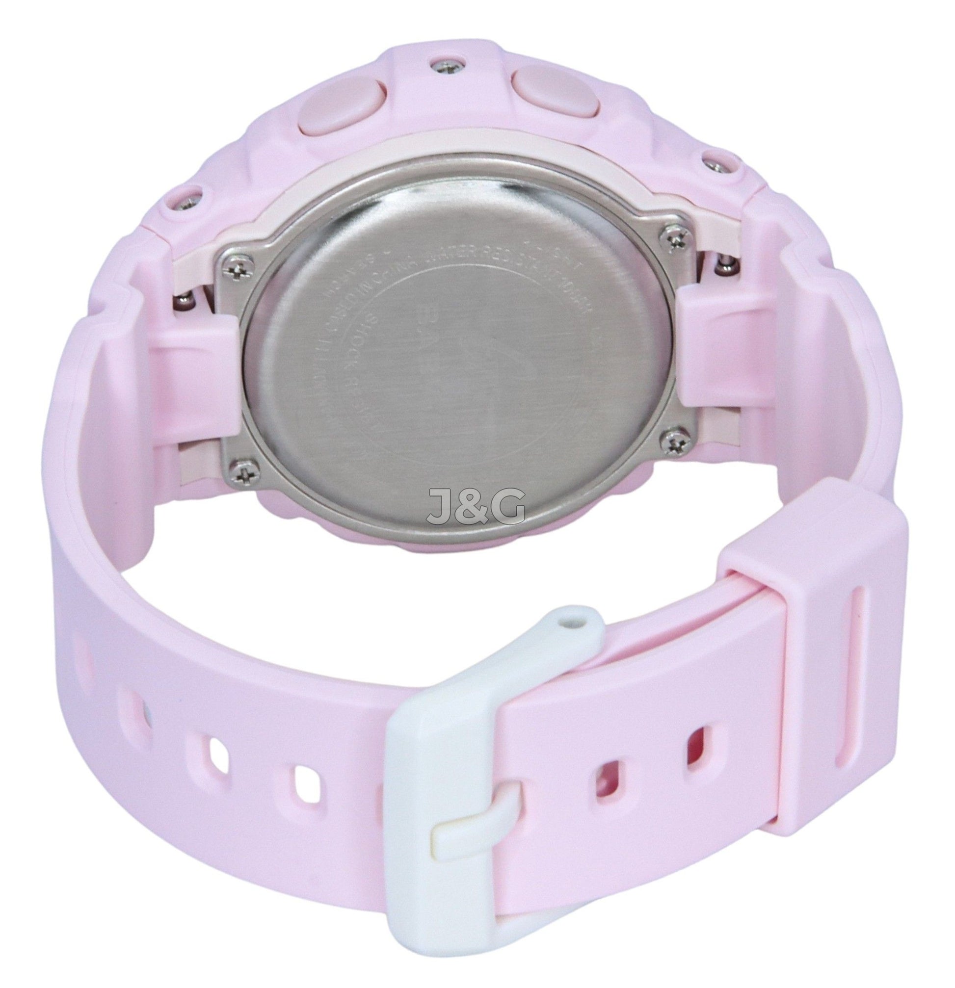 Casio Baby-G Alarm Multicolor Female BGA-280TD-4A. A brand-new Casio Baby-G watch featuring a Multicolor dial. Side view. - view 5
