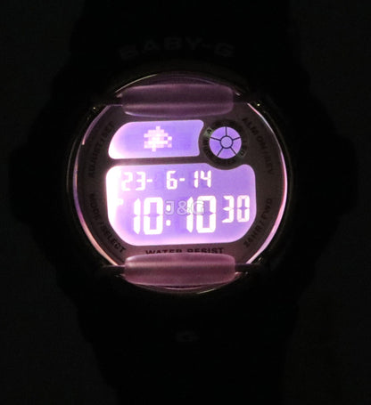 Casio Baby-G Alarm Pink Female BG-169U-1C. A brand-new Casio Baby-G watch featuring a Pink dial. Front view. - view 2