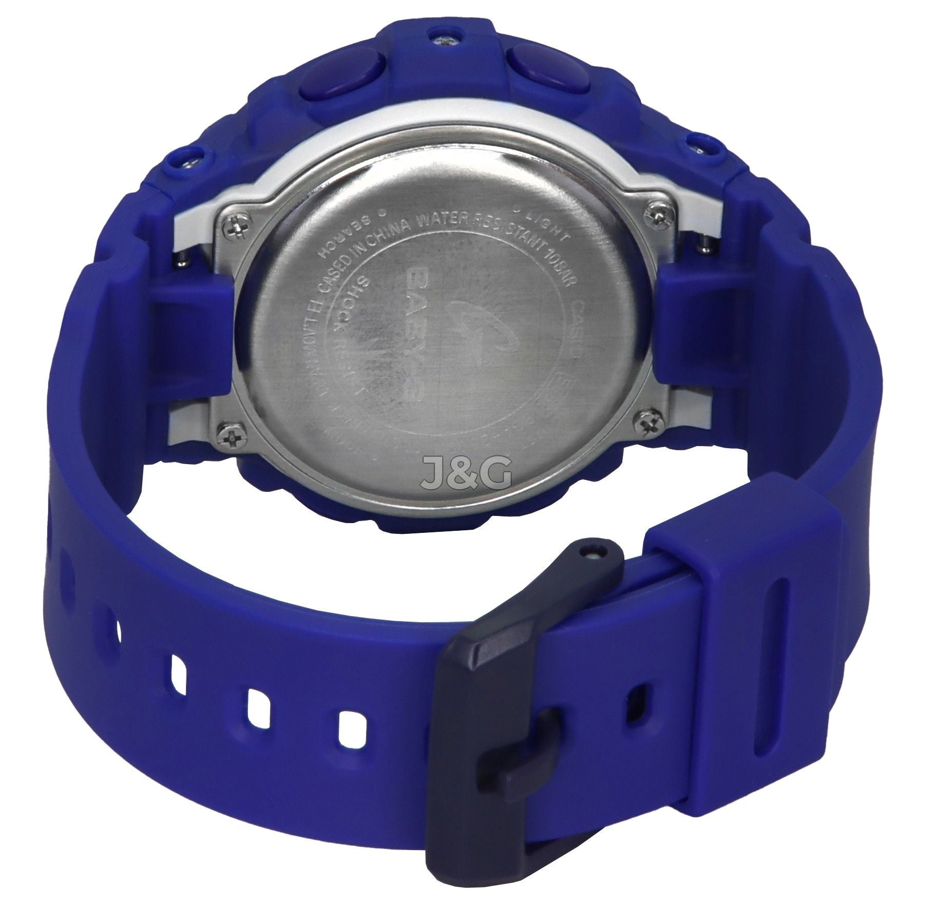 Casio Baby-G Quartz movement Blue Female BGA-280DN-2A. A brand-new Casio Baby-G watch featuring a Blue dial. Front view. - view 5