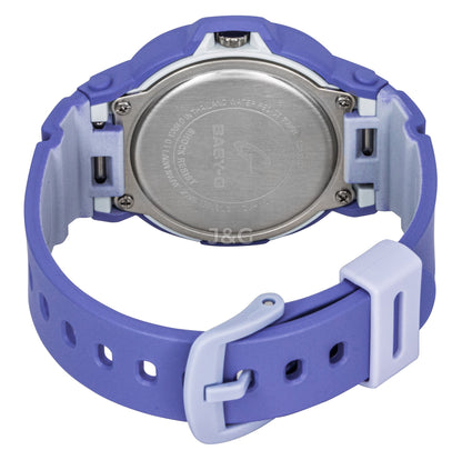 Casio Baby-G Quartz movement White Female BGA-10-6A. A brand-new Casio Baby-G watch featuring a White dial. Front view. - view 4