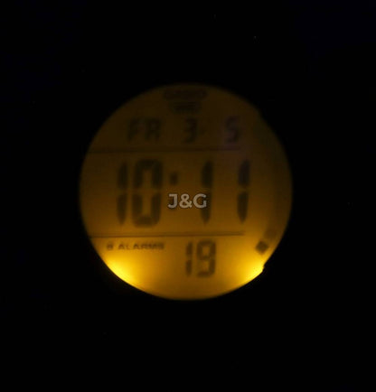 Casio Date display Blue Male AE-1500WHX-1A. A brand-new Casio watch featuring a Blue dial. Side view. - view 2