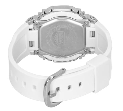 Casio G-Shock Analog Digital Limited Edition Bio-Based. A brand-new Casio G-Shock watch featuring a White dial and a Plastic strap. Front view. - SEQ_5