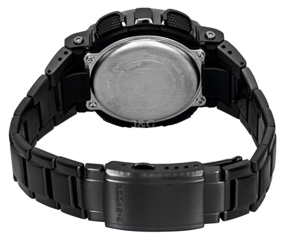 Casio G-Shock Automatic movement Gold Stainless steel Male GM-110BD-1A9. A brand-new Casio G-Shock watch featuring a Gold dial and a Stainless steel strap. Angled view. - view 5