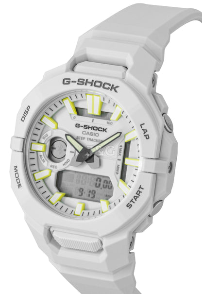 Casio G-Shock G-Squad Quartz movement White Male GBA-950-7A. A brand-new Casio G-Shock watch featuring a White dial. Side view. - view 4