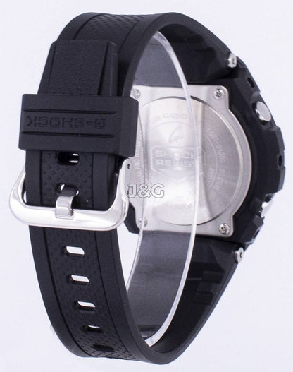 Casio G-Shock G-Steel Alarm Black Stainless steel Male GST-S100G-1B. A brand-new Casio G-Shock watch featuring a Black dial and a Stainless steel strap. Side view. - view 4