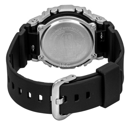 Casio G-Shock G-Steel Digital Bio-Based Resin Strap Quartz. A brand-new Casio G-Shock watch featuring a White dial and a Plastic strap. Side view. - SEQ_4