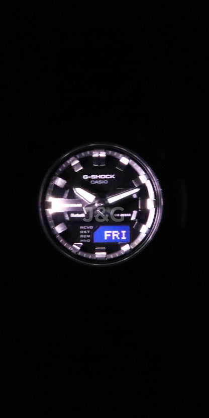 Casio G-Shock G-Steel Solar powered Black Male GST-B600D-1A. A brand-new Casio G-Shock watch featuring a Black dial. Angled view. - view 3